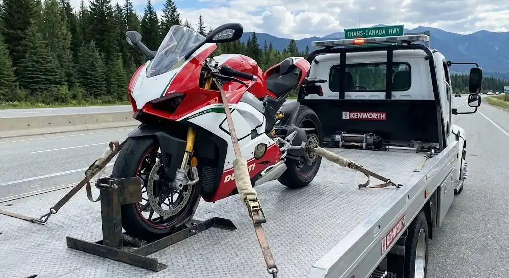 Winnipeg motorcycle tow truck service