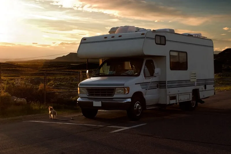 Winnipeg RV motorhome ready for transport